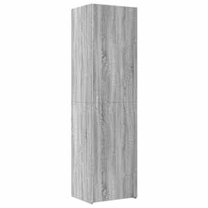Skříň highboard šedá sonoma 50 x 42,5 x 185 cm kompozitní dřevo - obrázek 2