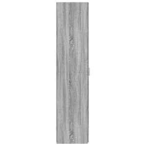 Skříň highboard šedá sonoma 50 x 42,5 x 185 cm kompozitní dřevo - obrázek 5