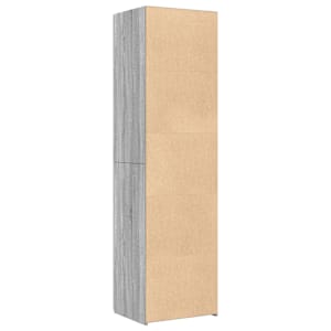 Skříň highboard šedá sonoma 50 x 42,5 x 185 cm kompozitní dřevo - obrázek 6