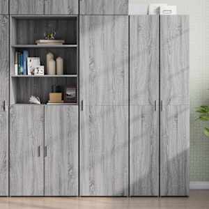 Skříň highboard šedá sonoma 50 x 42,5 x 185 cm kompozitní dřevo - obrázek 1