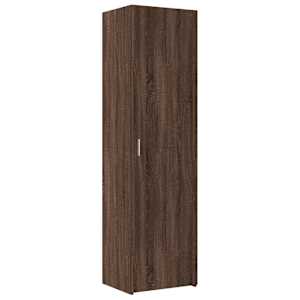 Skříň highboard hnědý dub 50 x 42,5 x 185 cm kompozitní dřevo - obrázek 2