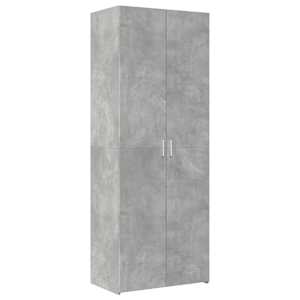 Skříň highboard betonově šedá 70x42,5x185 cm kompozitní dřevo - obrázek 2