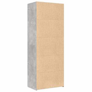 Skříň highboard betonově šedá 70x42,5x185 cm kompozitní dřevo - obrázek 6