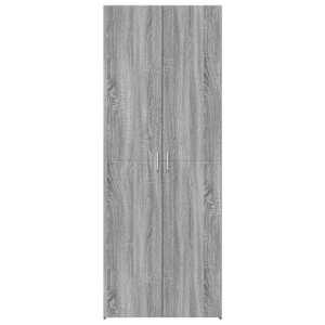 Skříň highboard šedá sonoma 70 x 42,5 x 185 cm kompozitní dřevo - obrázek 4