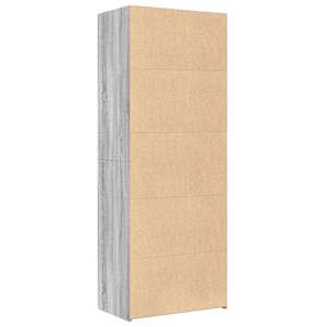 Skříň highboard šedá sonoma 70 x 42,5 x 185 cm kompozitní dřevo - obrázek 6