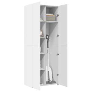 Skříň highboard bílá 70 x 42,5 x 185 cm kompozitní dřevo - obrázek 3