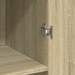 Skříň highboard dub sonoma 70 x 42,5 x 185 cm kompozitní dřevo - obrázek 6