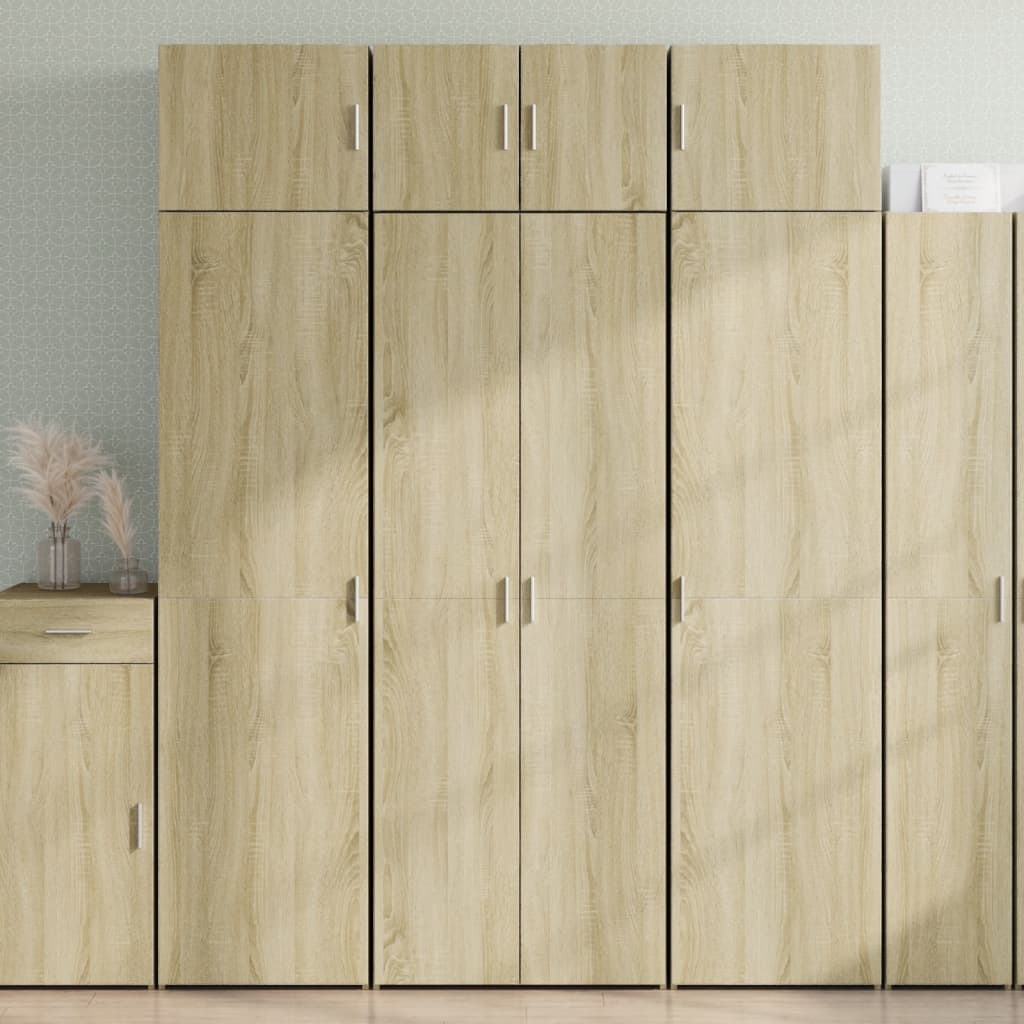 Highboard Sonoma-Eiche 70×42,5×185 cm Holzwerkstoff