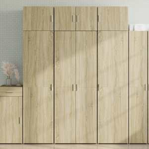 Skříň highboard dub sonoma 70 x 42,5 x 185 cm kompozitní dřevo - obrázek 1