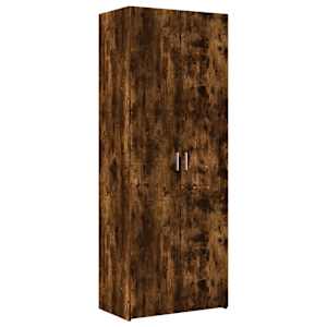 Skříň highboard kouřový dub 70 x 42,5 x 185 cm kompozitní dřevo - obrázek 2