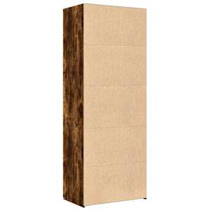 Skříň highboard kouřový dub 70 x 42,5 x 185 cm kompozitní dřevo - obrázek 6