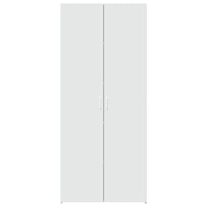 Skříň highboard bílá 80 x 42,5 x 185 cm kompozitní dřevo - obrázek 3