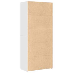 Skříň highboard bílá 80 x 42,5 x 185 cm kompozitní dřevo - obrázek 4