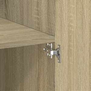 Skříň highboard dub sonoma 80 x 42,5 x 185 cm kompozitní dřevo - obrázek 7