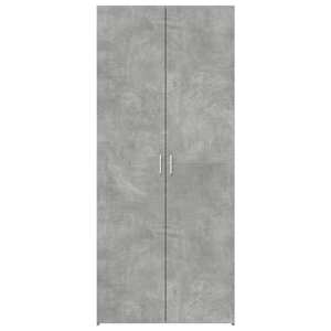 Skříň highboard betonově šedá 80x42,5x185 cm kompozitní dřevo - obrázek 4