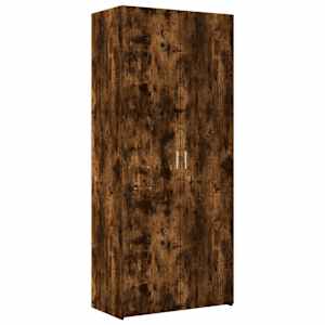 Skříň highboard kouřový dub 80 x 42,5 x 185 cm kompozitní dřevo - obrázek 2