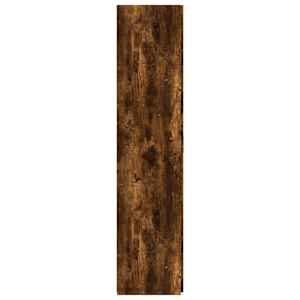 Skříň highboard kouřový dub 80 x 42,5 x 185 cm kompozitní dřevo - obrázek 5