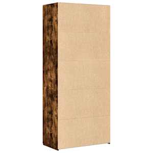 Skříň highboard kouřový dub 80 x 42,5 x 185 cm kompozitní dřevo - obrázek 4