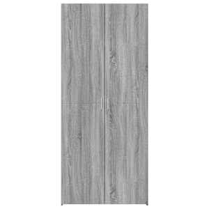 Skříň highboard šedá sonoma 80 x 42,5 x 185 cm kompozitní dřevo - obrázek 4