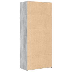 Skříň highboard šedá sonoma 80 x 42,5 x 185 cm kompozitní dřevo - obrázek 6