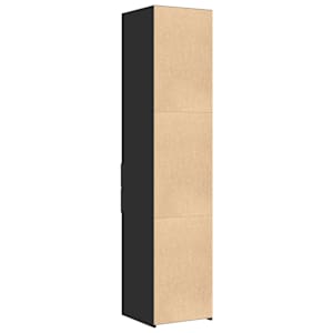 Skříň highboard černá 40 x 42,5 x 185 cm kompozitní dřevo - obrázek 6