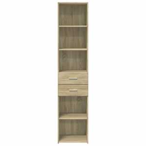 Skříň highboard dub sonoma 40 x 42,5 x 185 cm kompozitní dřevo - obrázek 4