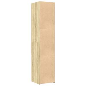 Skříň highboard dub sonoma 40 x 42,5 x 185 cm kompozitní dřevo - obrázek 6