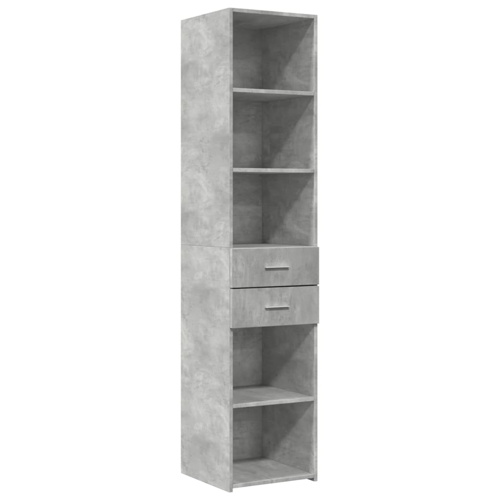 vidaXL Skříň highboard betonově šedá 40x42,5x185 cm kompozitní dřevo