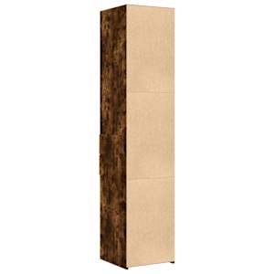 Skříň highboard kouřový dub 40 x 42,5 x 185 cm kompozitní dřevo - obrázek 6