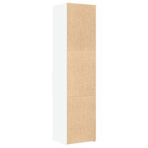 Skříň highboard bílá 45 x 42,5 x 185 cm kompozitní dřevo - obrázek 6