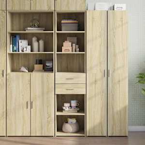 Skříň highboard dub sonoma 45 x 42,5 x 185 cm kompozitní dřevo - obrázek 1