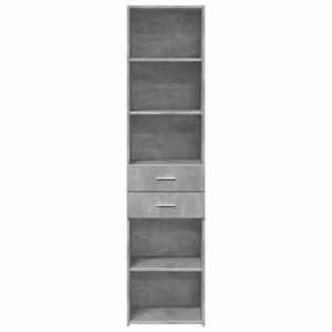 Skříň highboard betonově šedá 45x42,5x185 cm kompozitní dřevo - obrázek 4