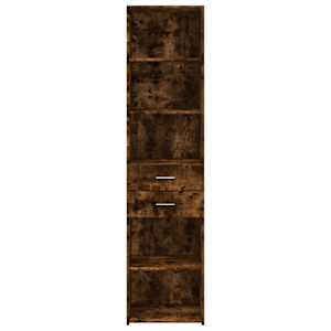 Skříň highboard kouřový dub 45 x 42,5 x 185 cm kompozitní dřevo - obrázek 4