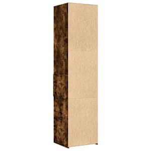 Skříň highboard kouřový dub 45 x 42,5 x 185 cm kompozitní dřevo - obrázek 6