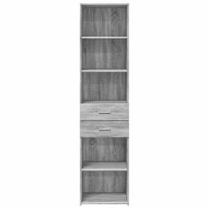 Skříň highboard šedá sonoma 45 x 42,5 x 185 cm kompozitní dřevo - obrázek 4