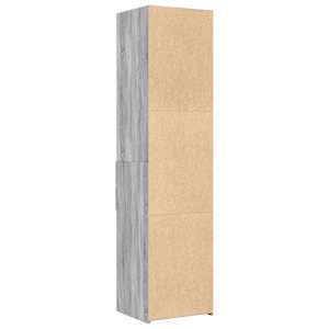 Skříň highboard šedá sonoma 45 x 42,5 x 185 cm kompozitní dřevo - obrázek 6