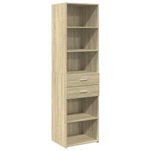Skříň highboard dub sonoma 50 x 42,5 x 185 cm kompozitní dřevo - obrázek 2