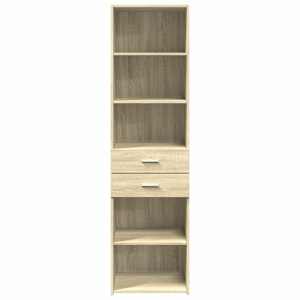 Skříň highboard dub sonoma 50 x 42,5 x 185 cm kompozitní dřevo - obrázek 4