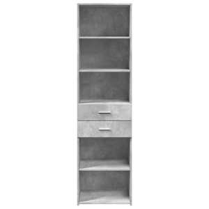 Skříň highboard betonově šedá 50x42,5x185 cm kompozitní dřevo - obrázek 4