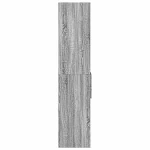 Skříň highboard šedá sonoma 50 x 42,5 x 185 cm kompozitní dřevo - obrázek 5