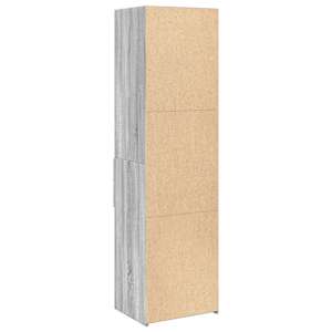 Skříň highboard šedá sonoma 50 x 42,5 x 185 cm kompozitní dřevo - obrázek 6