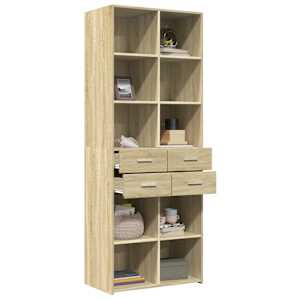 Skříň highboard dub sonoma 70 x 42,5 x 185 cm kompozitní dřevo - obrázek 3