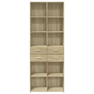 Skříň highboard dub sonoma 70 x 42,5 x 185 cm kompozitní dřevo - obrázek 4