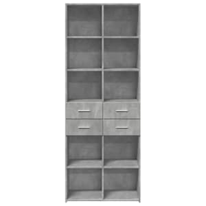 Skříň highboard betonově šedá 70x42,5x185 cm kompozitní dřevo - obrázek 4