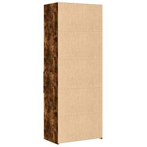 Skříň highboard kouřový dub 70 x 42,5 x 185 cm kompozitní dřevo - obrázek 6