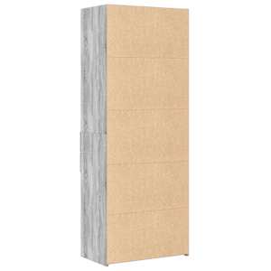Skříň highboard šedá sonoma 70 x 42,5 x 185 cm kompozitní dřevo - obrázek 6