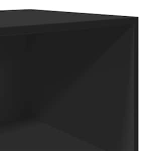 Skříň highboard černá 40 x 41 x 185 cm kompozitní dřevo - obrázek 7