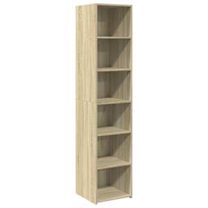 Skříň highboard dub sonoma 40 x 41 x 185 cm kompozitní dřevo - obrázek 2