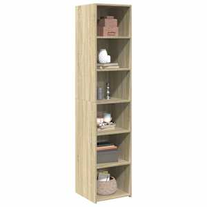 Skříň highboard dub sonoma 40 x 41 x 185 cm kompozitní dřevo - obrázek 3