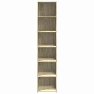 Skříň highboard dub sonoma 40 x 41 x 185 cm kompozitní dřevo - obrázek 4